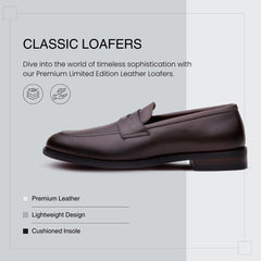 VENTOR Penny Loafers Premium Leather Slip On Shoes for Men