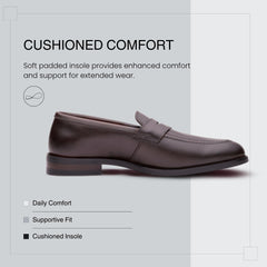 VENTOR Penny Loafers Premium Leather Slip On Shoes for Men