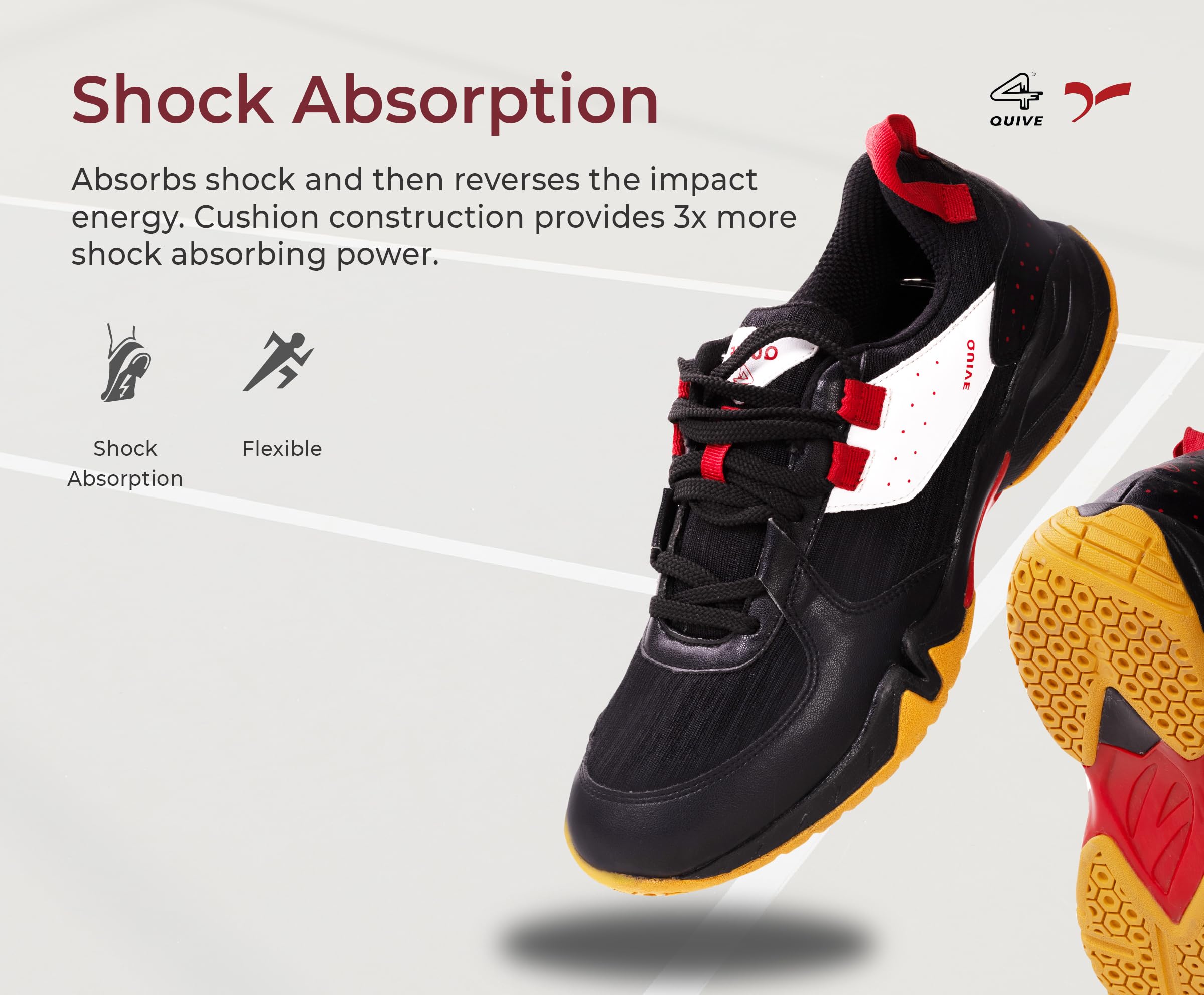 Bounce, Badmintion, Tennis, Squash, Table Tennis, Volleyball, Shoes, Sports, Segastore, Quive, Quive London