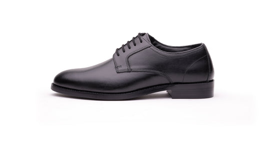 QUIVE London Harrington leather Derby shoes black, product view 2