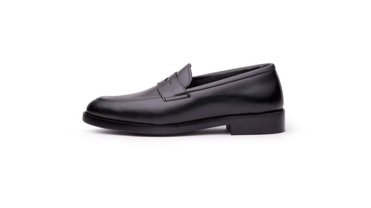 QUIVE London Ventor leather penny loafers, product view 2