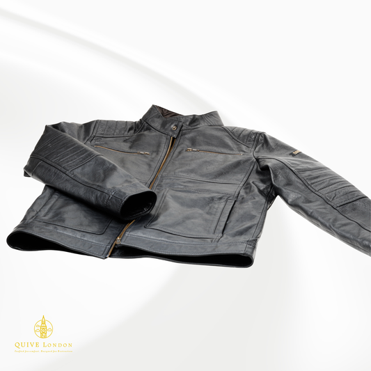 Trapper Full Grain Sheepskin Leather Winter Jacket for Men