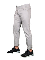 Men's clothing, men's jeans, Italian denim, size 30, 32, 34, 36, 40, men's fashion, reg fit, regular, stretch, skinny fit, image front facing left, with nike trainers, burk hedges jeans, sega jeans, uk supplier, uk store, birmingham clothes store, clothing based in birmingham, nk31, distressed, dark grey jeans, grey jeans, denim jeans