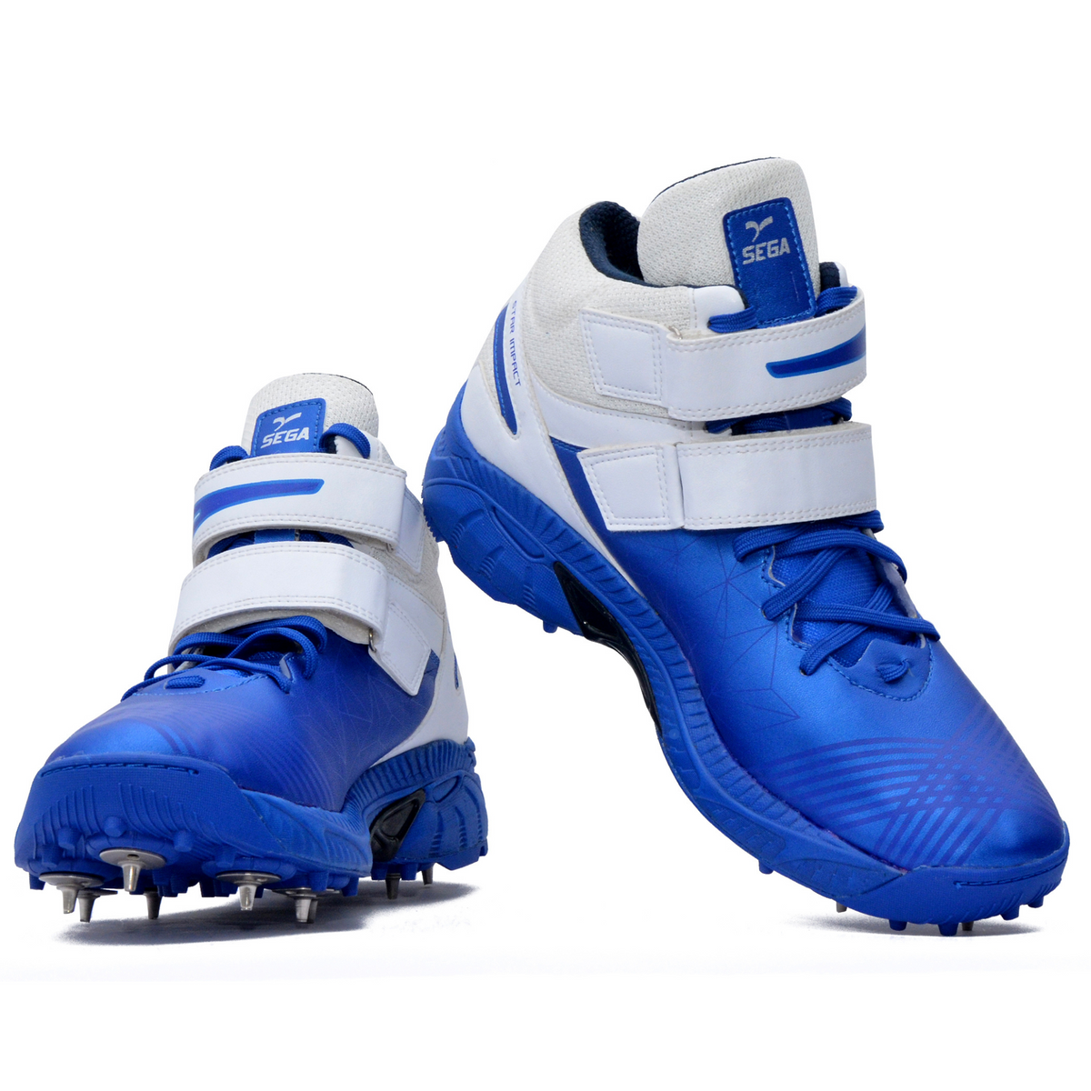 QUIVE SEGA Bold Cricket Shoes Metal Spikes