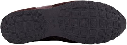 Burgundy QUIVE London Belgravia trainer, rubber outsole