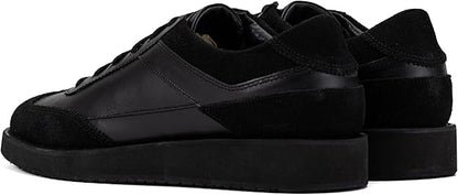 QUIVE London Richmond Leather Trainers in black, pair view, image 4