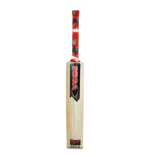 Sega Pro Q4 Kashmir Willow Adult Mens Cricket Bat – Premium Lightweight Bat for Young Players Ideal for Beginners and Intermediate Players Solid Wood Natural Wood Colour, 2.6lb Full Size