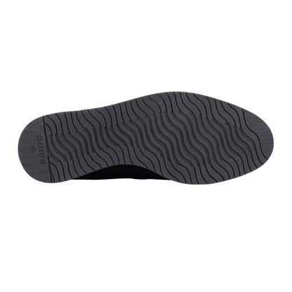 Black QUIVE London Mayfair Chelsea boot, rubber outsole