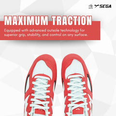 Sega Endurance Metal Running Spikes Shoes, Unisex Track & Field Shock Resistant, Breathable Upper, Light Weight
