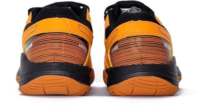 QUIVE SEGA HYPER Badminton Squash Volleyball Court Shoes in yellow, black and white, alternate view 19