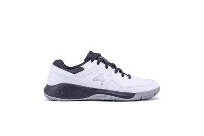 QUIVE SEGA HYPER Badminton Squash Volleyball Court Shoes in white and black, alternate view 9