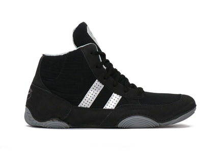 Black SEGA QUIVE Ring high-top shoe, inner side profile