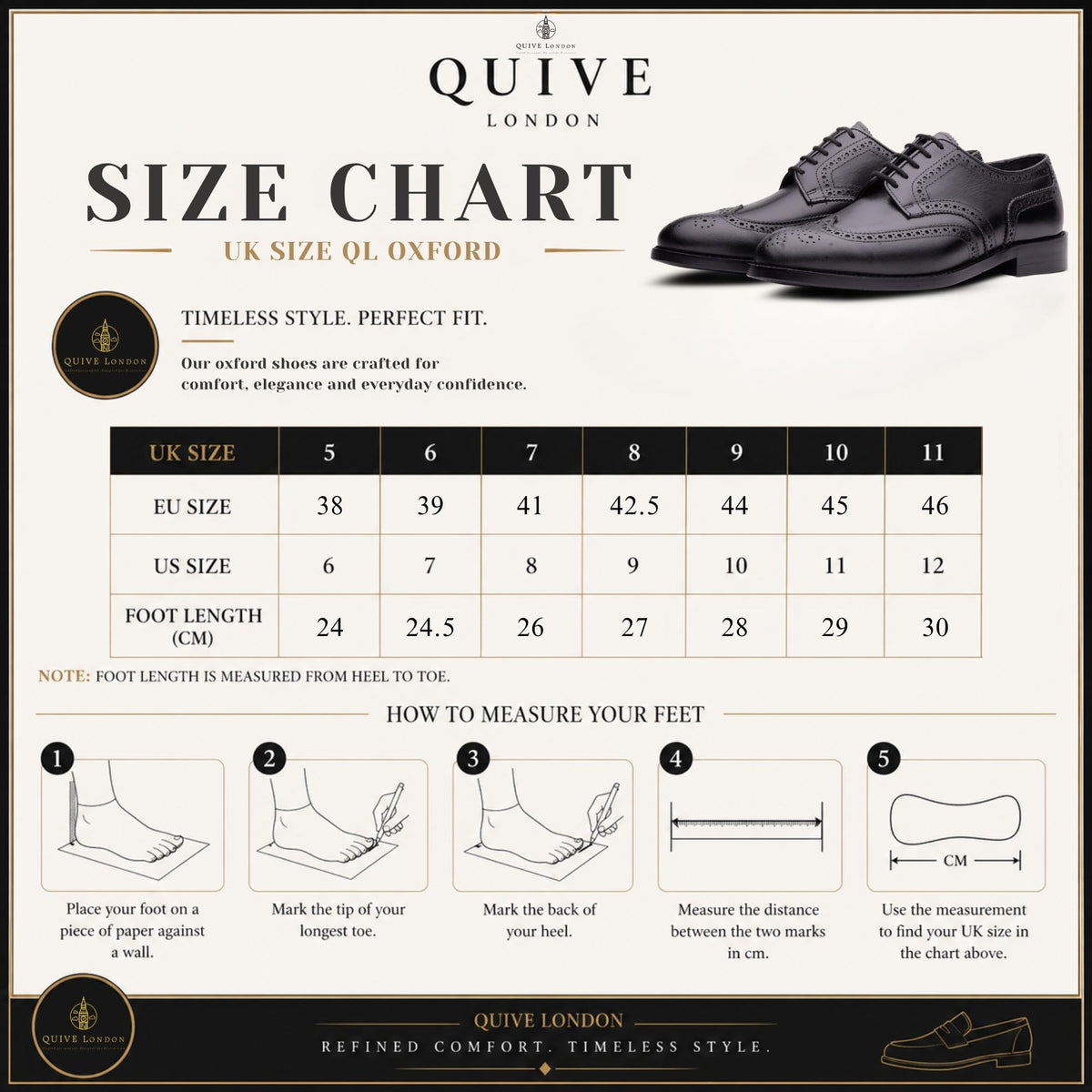 QUIVE London Kensington black leather Derby shoes, alternate view 9