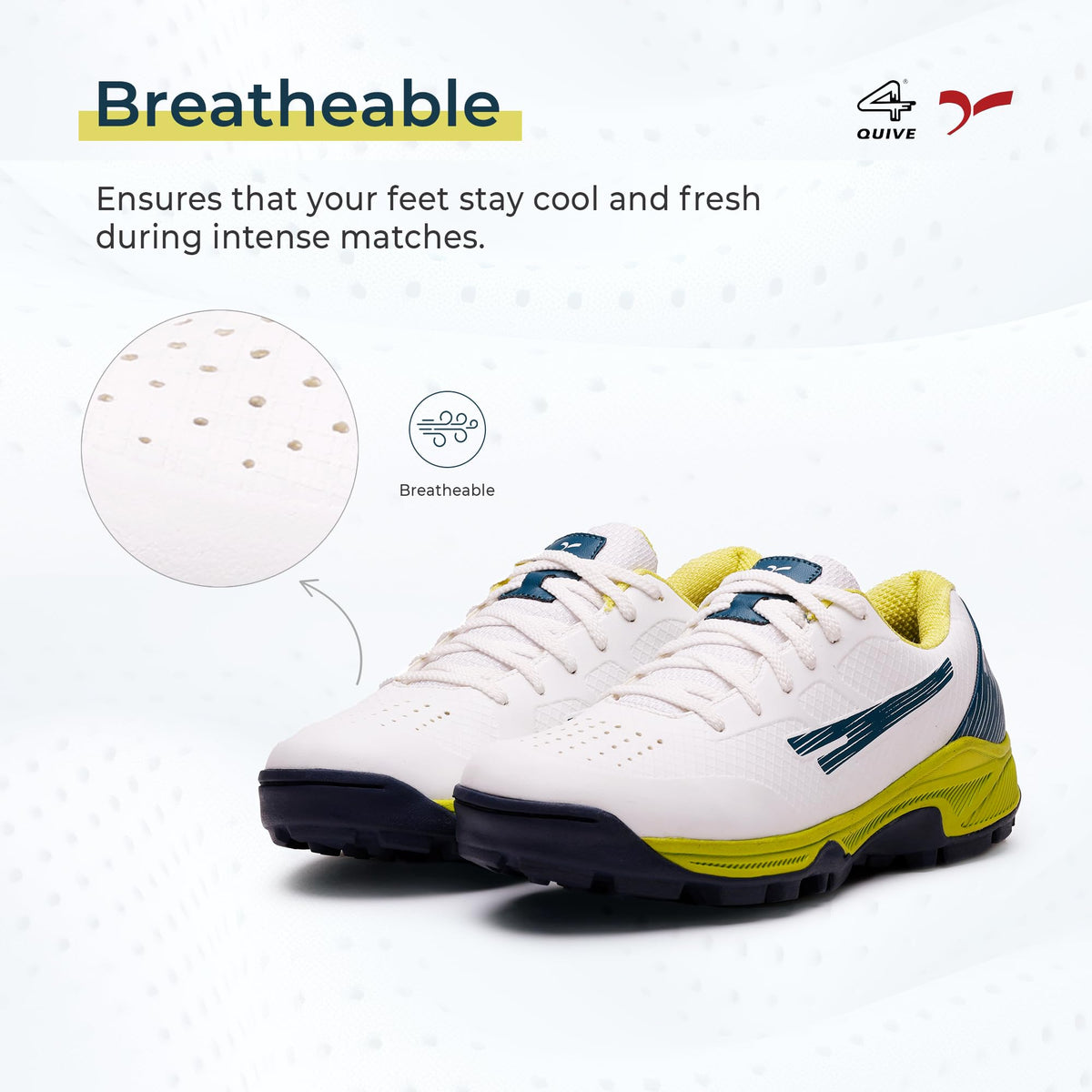 QUIVE SEGA PARKER R07 Cricket Shoes, alternate view 3