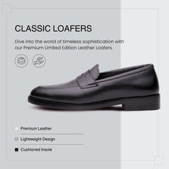 VENTOR Penny Loafers Premium Leather Slip On Shoes for Men