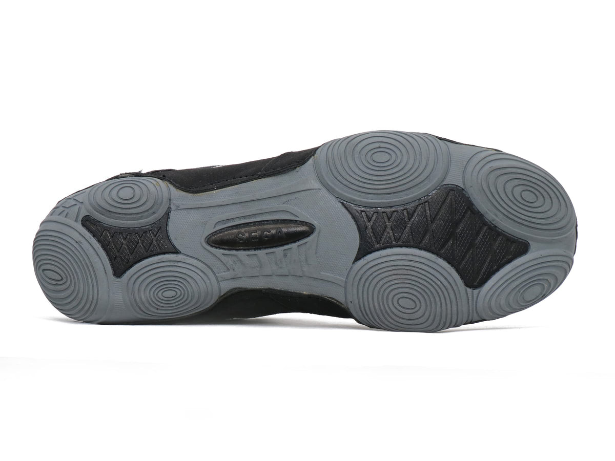 Black SEGA QUIVE Ring high-top shoe, rubber outsole