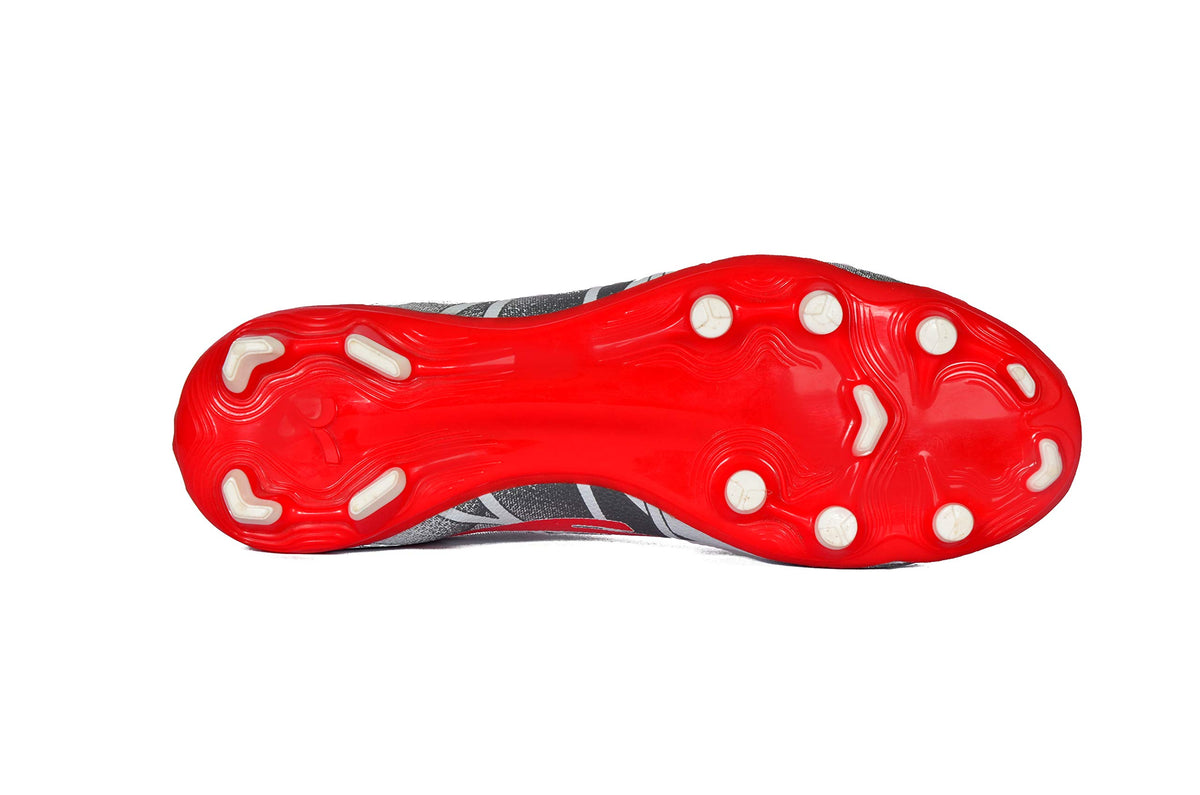 SEGA Brutal football boots, red moulded-stud outsole
