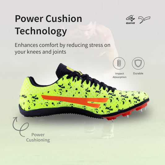 SEGA Aston track and field Professional Unisex Track and Cross Country Spike Shoes, alternate view 2