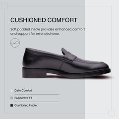 VENTOR Penny Loafers Premium Leather Slip On Shoes for Men
