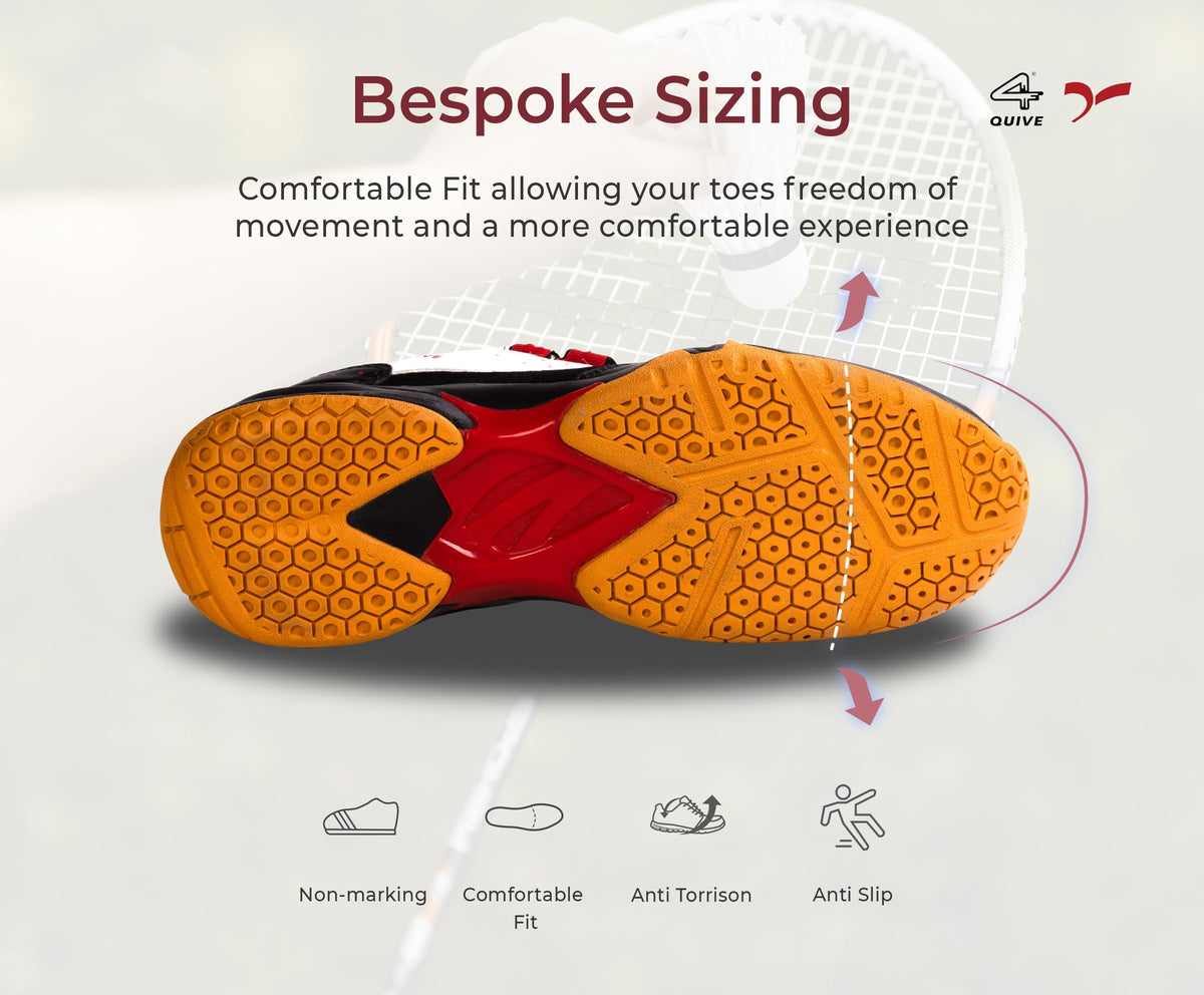 QUIVE BOUNCE Badminton Tennis and Squash Court Shoes, alternate view 6
