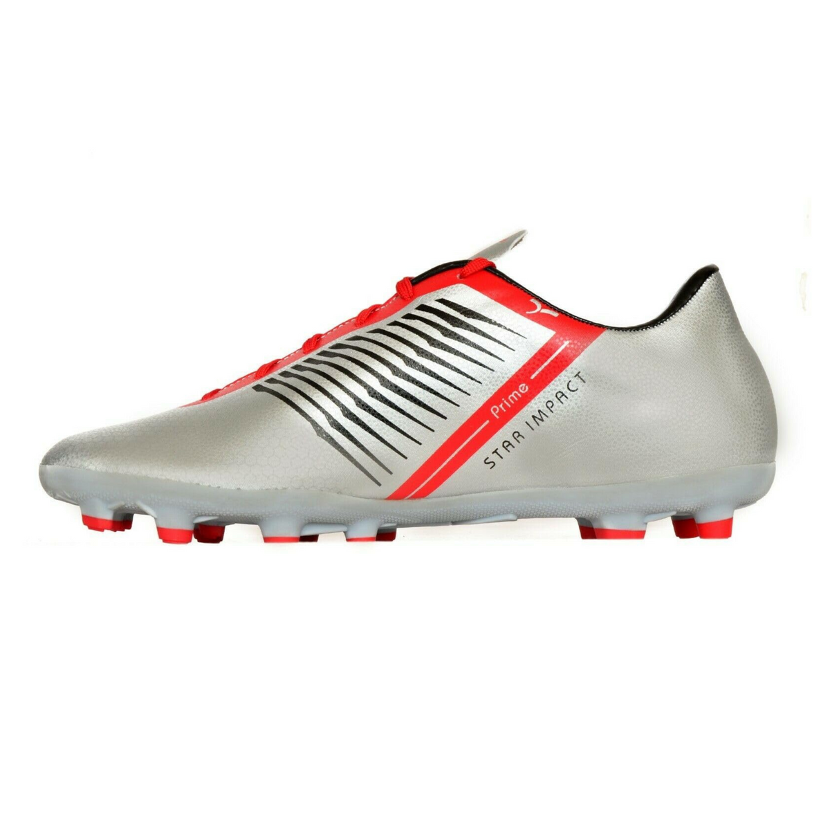 SEGA PRIME Men's Football Boots in grey, red and black