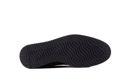 Brown QUIVE London Cambridge loafer, rubber outsole