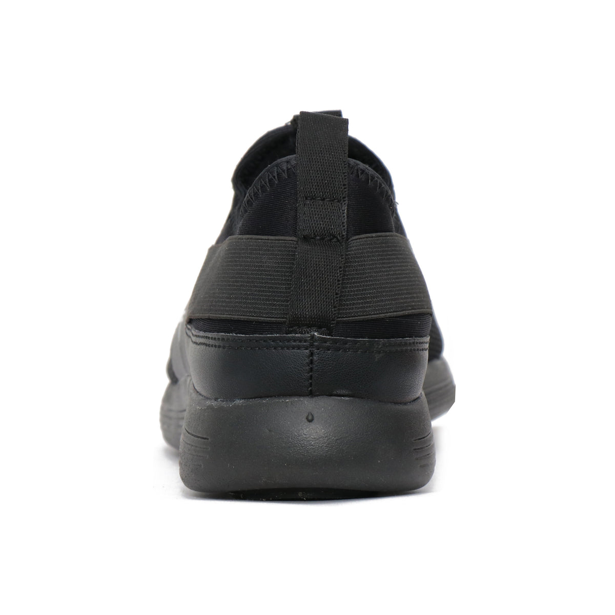 QUIVE Black Walking and Running Trainers Lightweight Sports Shoes Unisex, pair view, image 4