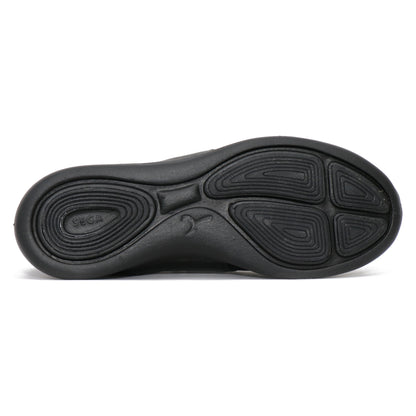 QUIVE Black Walking and Running Trainers Lightweight Sports Shoes Unisex, pair view, image 5