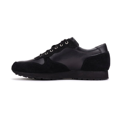 QUIVE London Belgravia Leather Trainers in black – product view 1