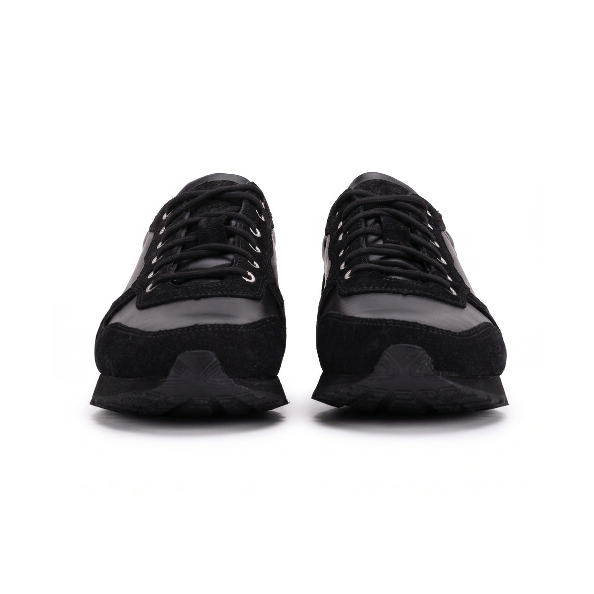 QUIVE London Belgravia Leather Trainers in black – product view 5