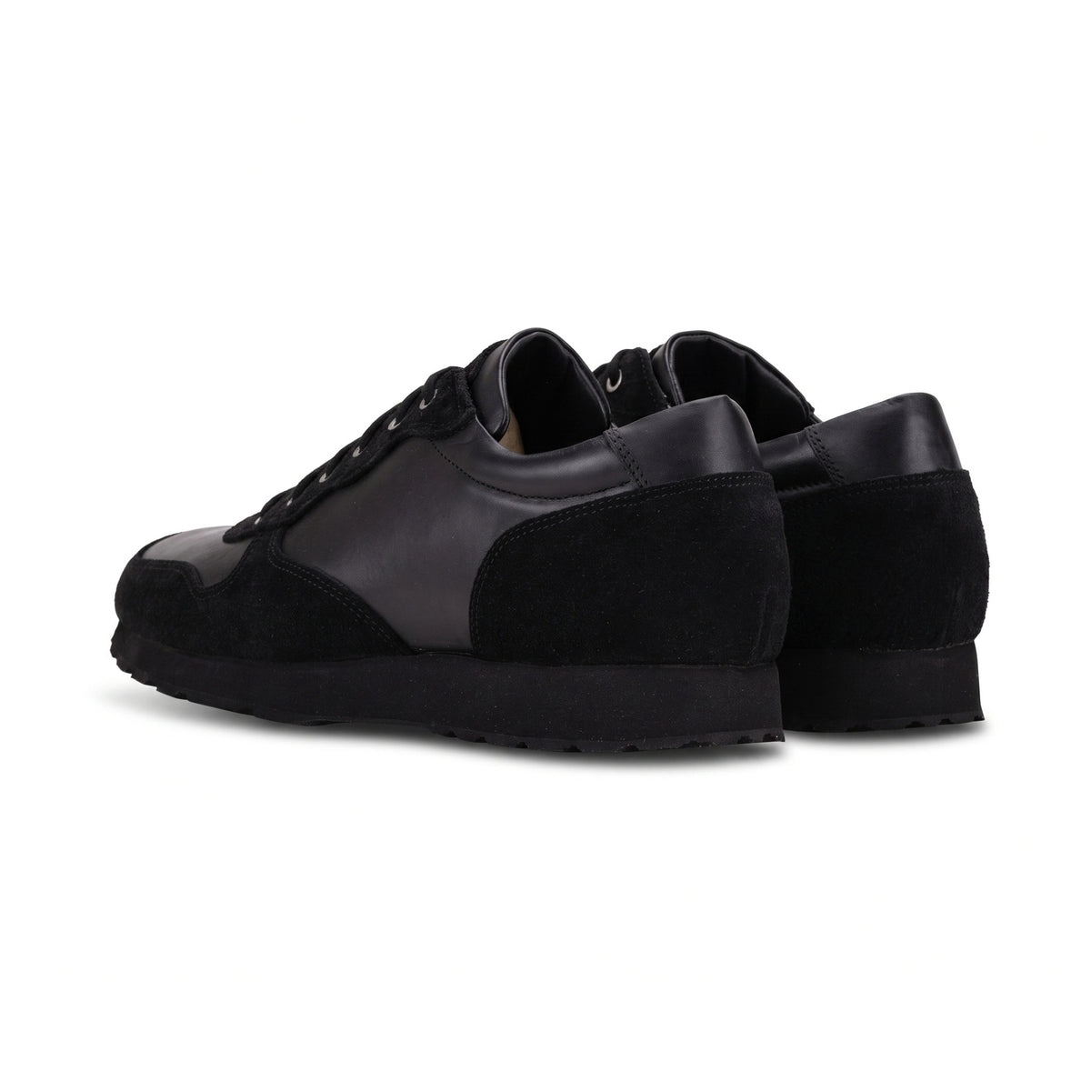 QUIVE London Belgravia Leather Trainers in black – product view 6