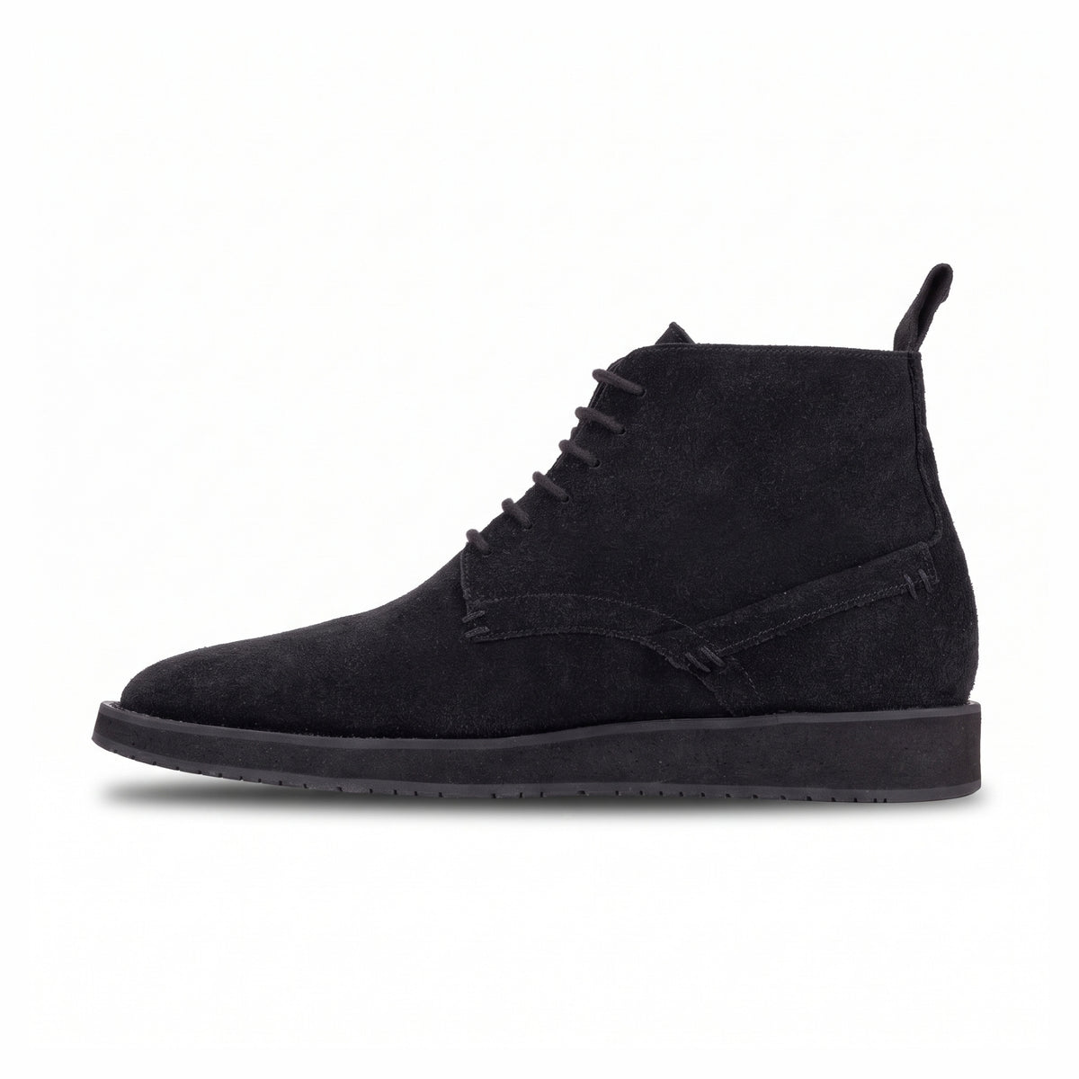 QUIVE London Chester black suede chukka boots