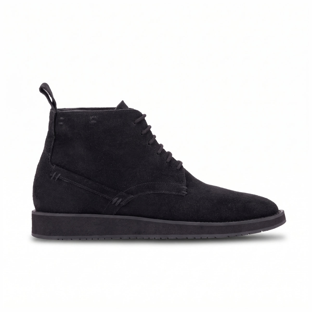 QUIVE London Chester black suede chukka boots