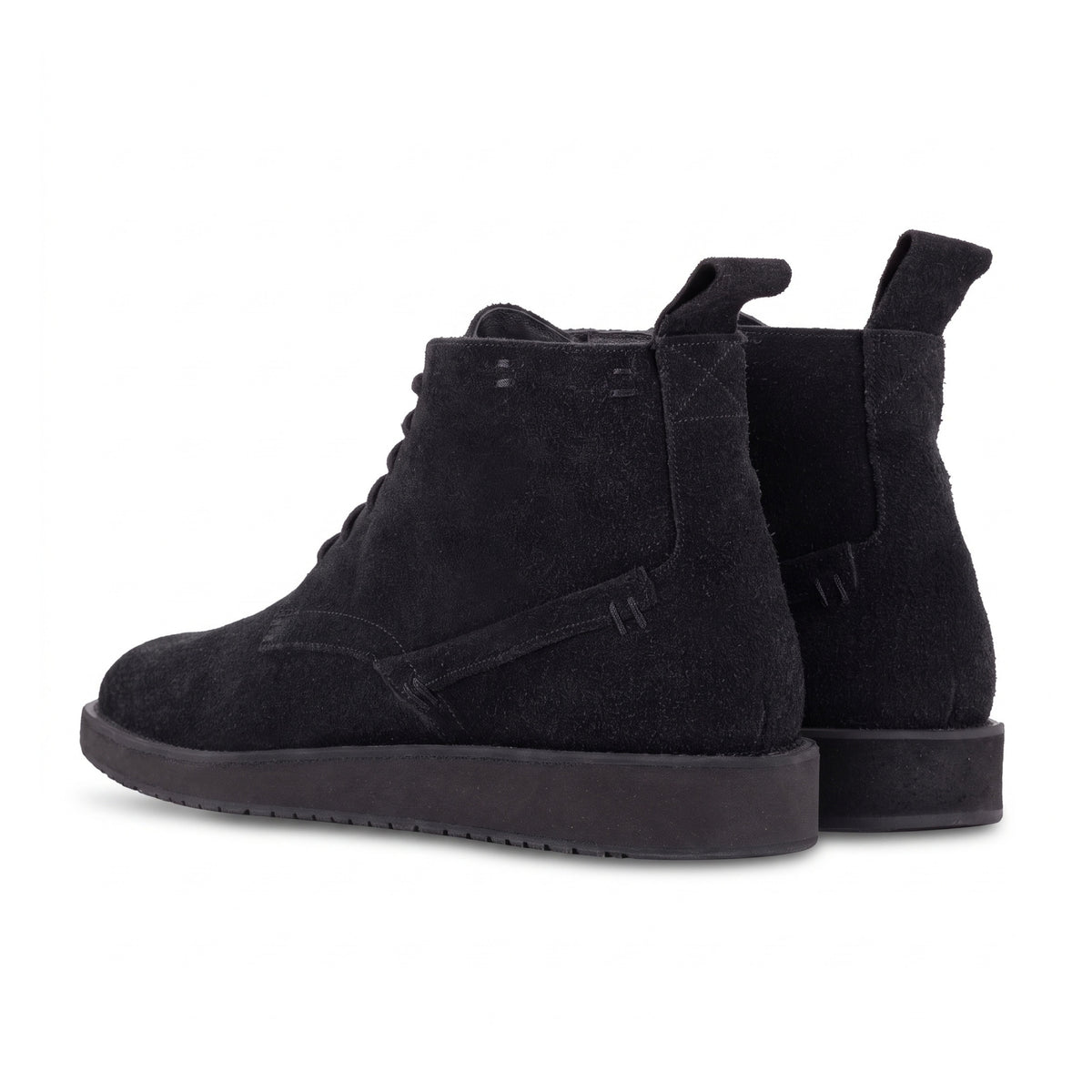 QUIVE London Chester black suede chukka boots