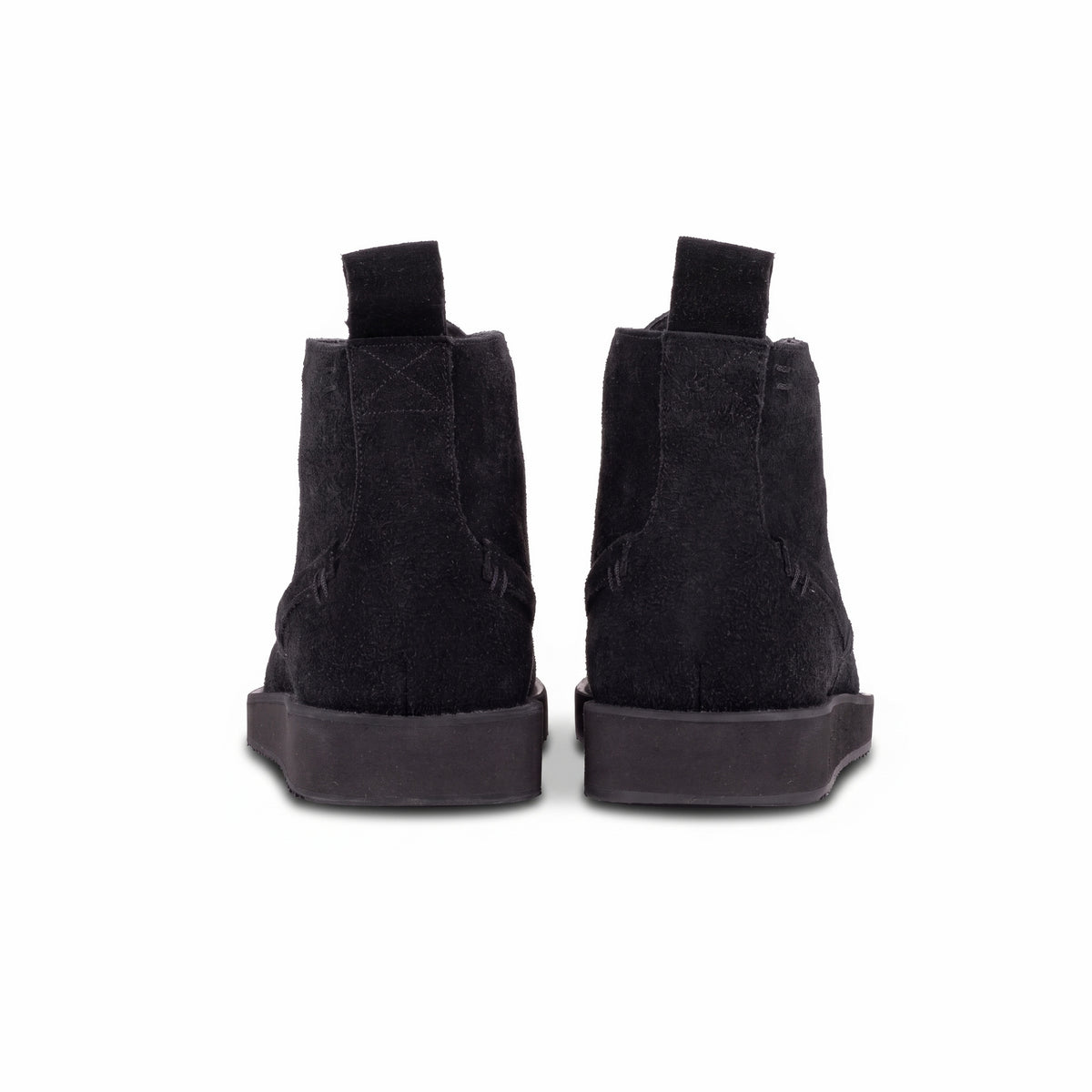 QUIVE London Chester black suede chukka boots