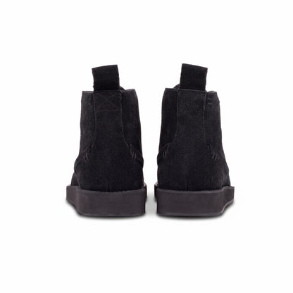QUIVE London Chester black suede chukka boots