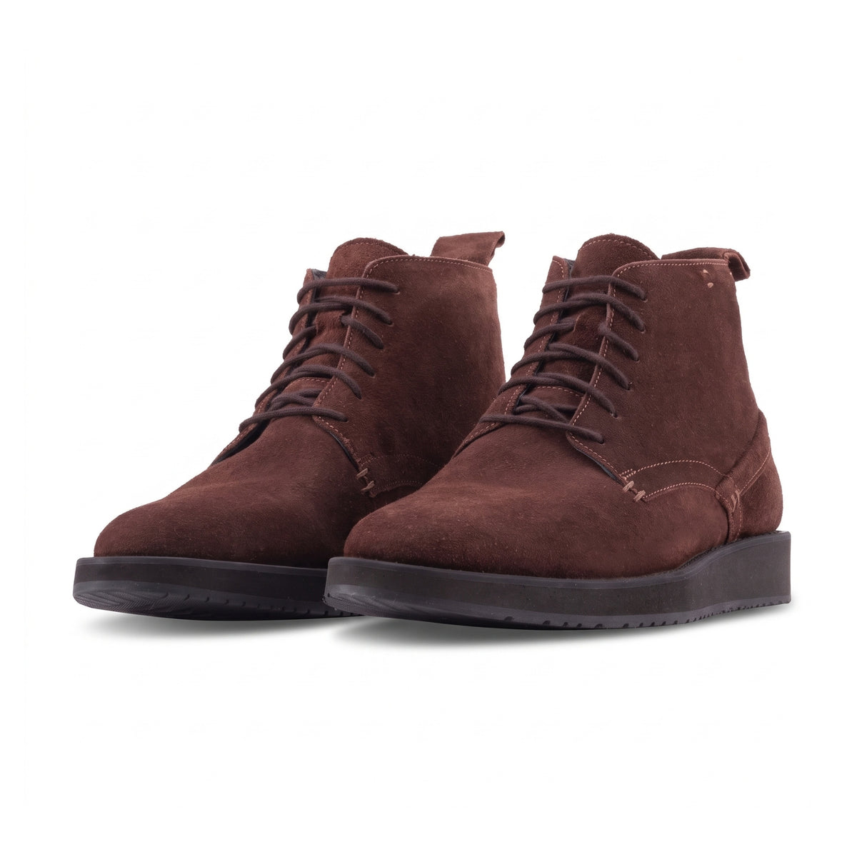QUIVE London Chester brown suede chukka boots