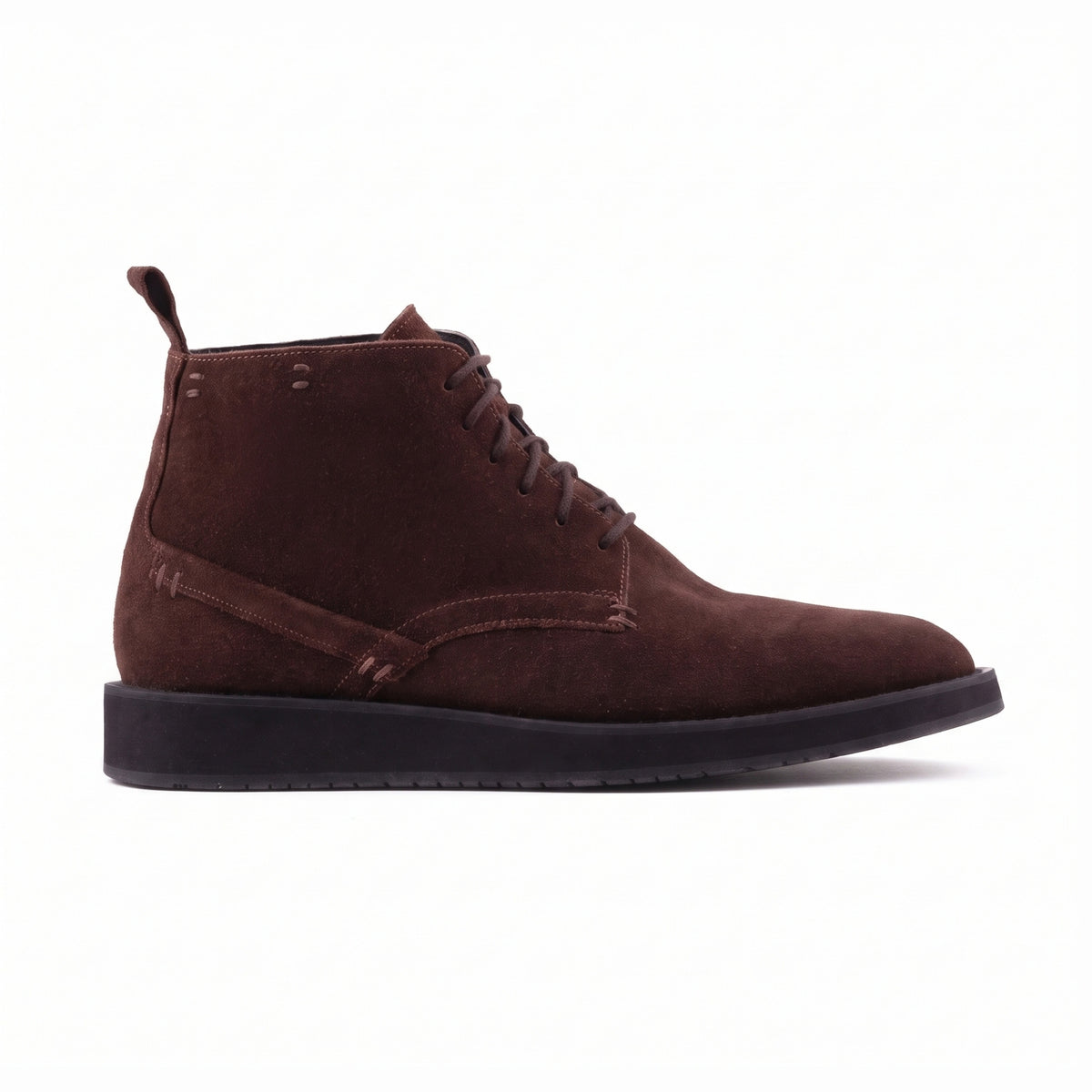 QUIVE London Chester brown suede chukka boots