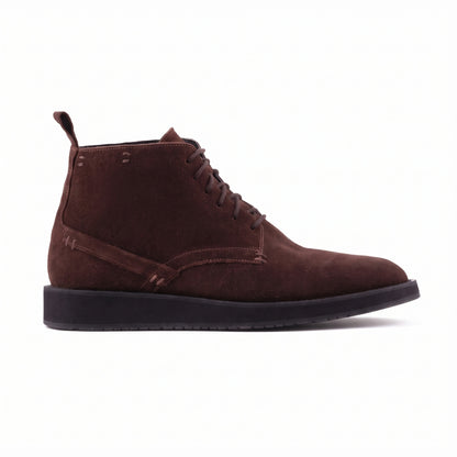 QUIVE London Chester brown suede chukka boots