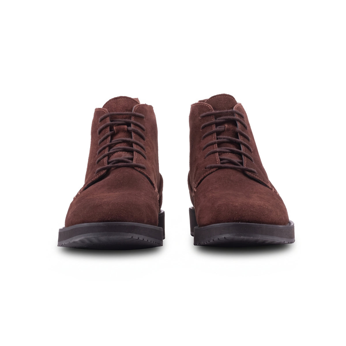 QUIVE London Chester brown suede chukka boots