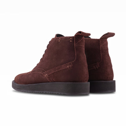 QUIVE London Chester brown suede chukka boots