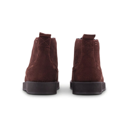 QUIVE London Chester brown suede chukka boots