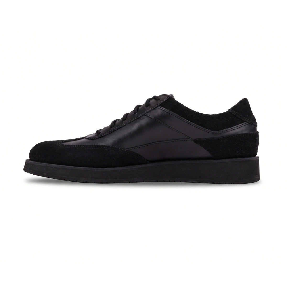 QUIVE London Richmond Leather Trainers in black – product view 1