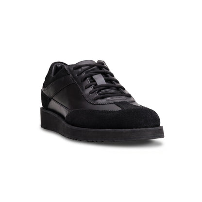 QUIVE London Richmond Leather Trainers in black – product view 4