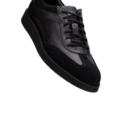 QUIVE London Richmond Leather Trainers in black – product view 5
