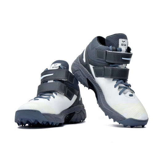 QUIVE SEGA Bold B-40 Cricket Shoes – Moulded Studs in white – product view 2