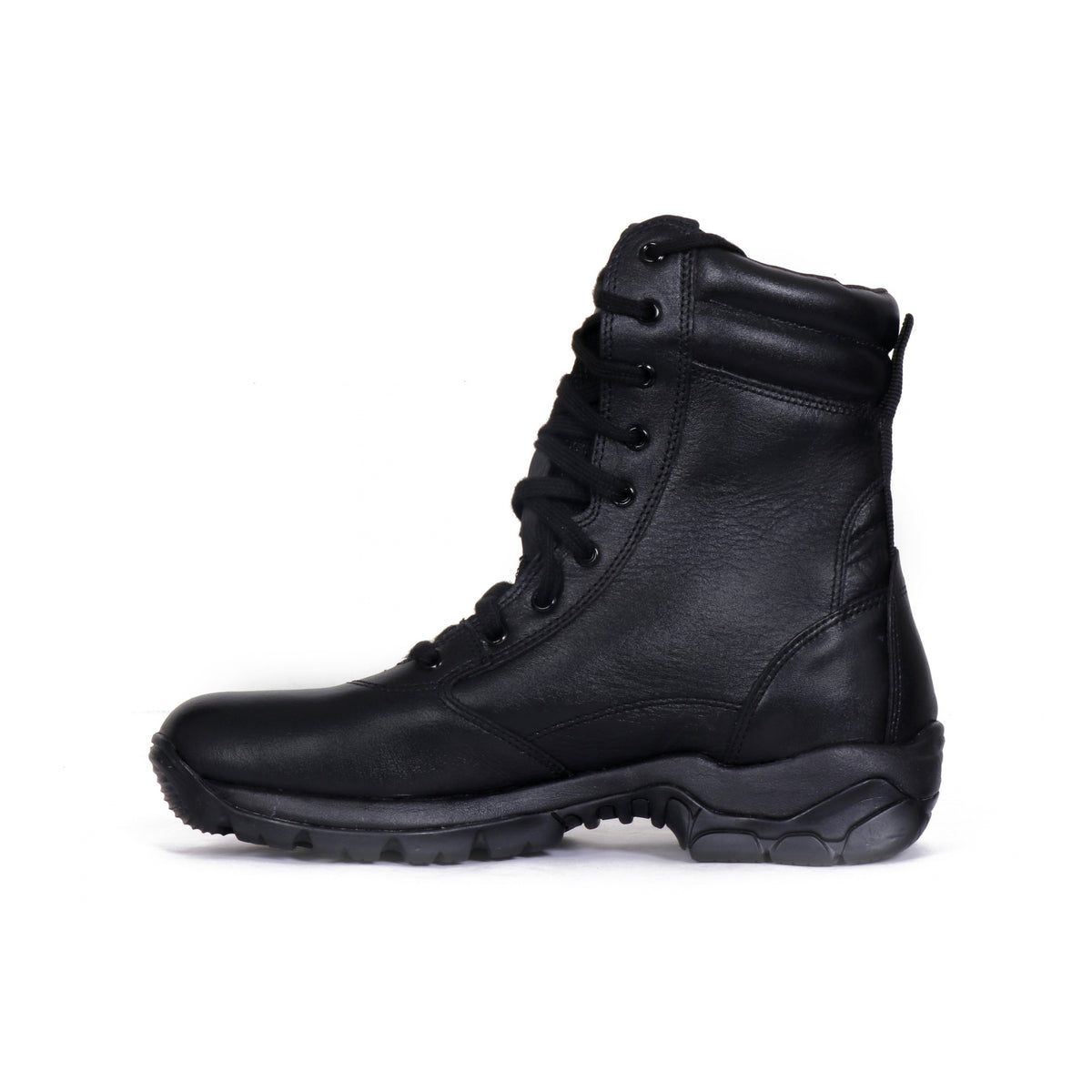 QUIVE SEGA Combat 3.0 Mid-Calf Leather Boots in black – product view 1