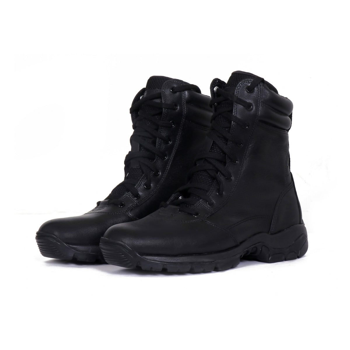 QUIVE SEGA Combat 3.0 Mid-Calf Leather Boots in black – product view 2