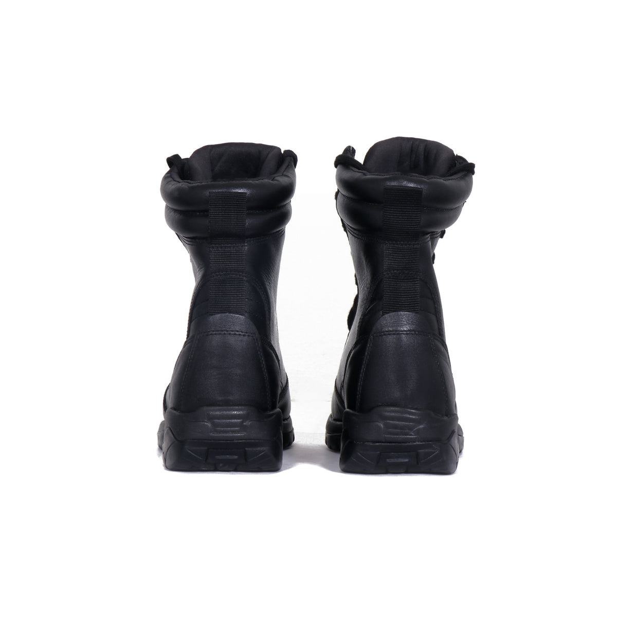QUIVE SEGA Combat 3.0 Mid-Calf Leather Boots in black – product view 4