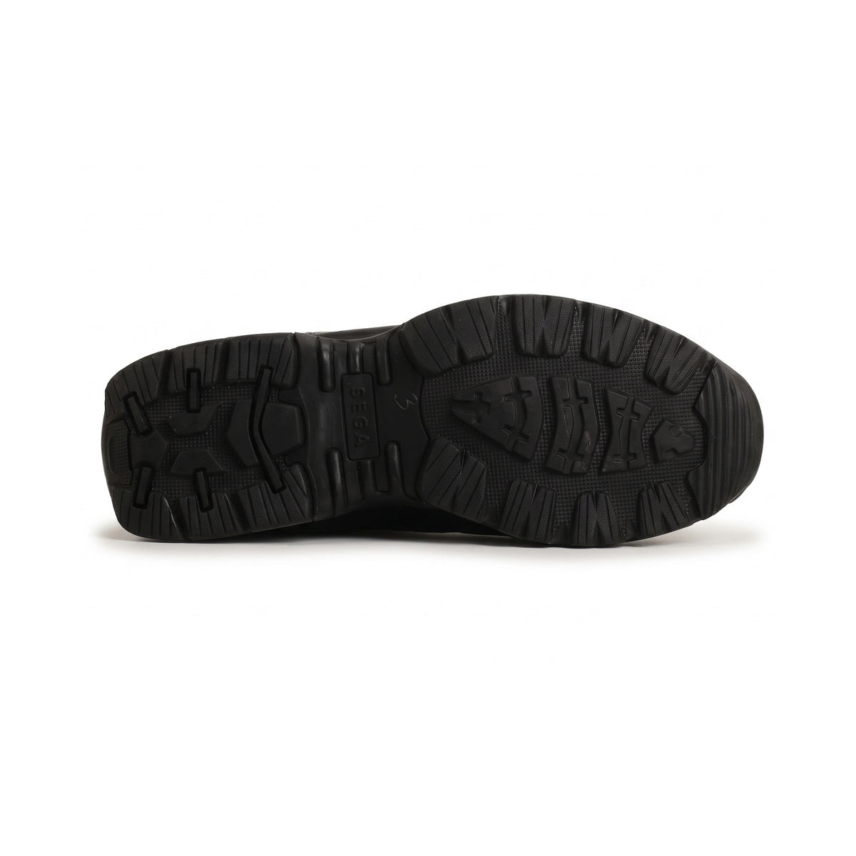 QUIVE SEGA Combat 3.0 Mid-Calf Leather Boots in shiny black – product view 4